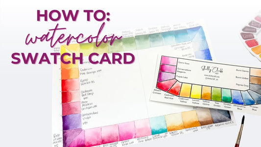 Watercolor Swatch Card: How to Fill One Out or Make Your Own