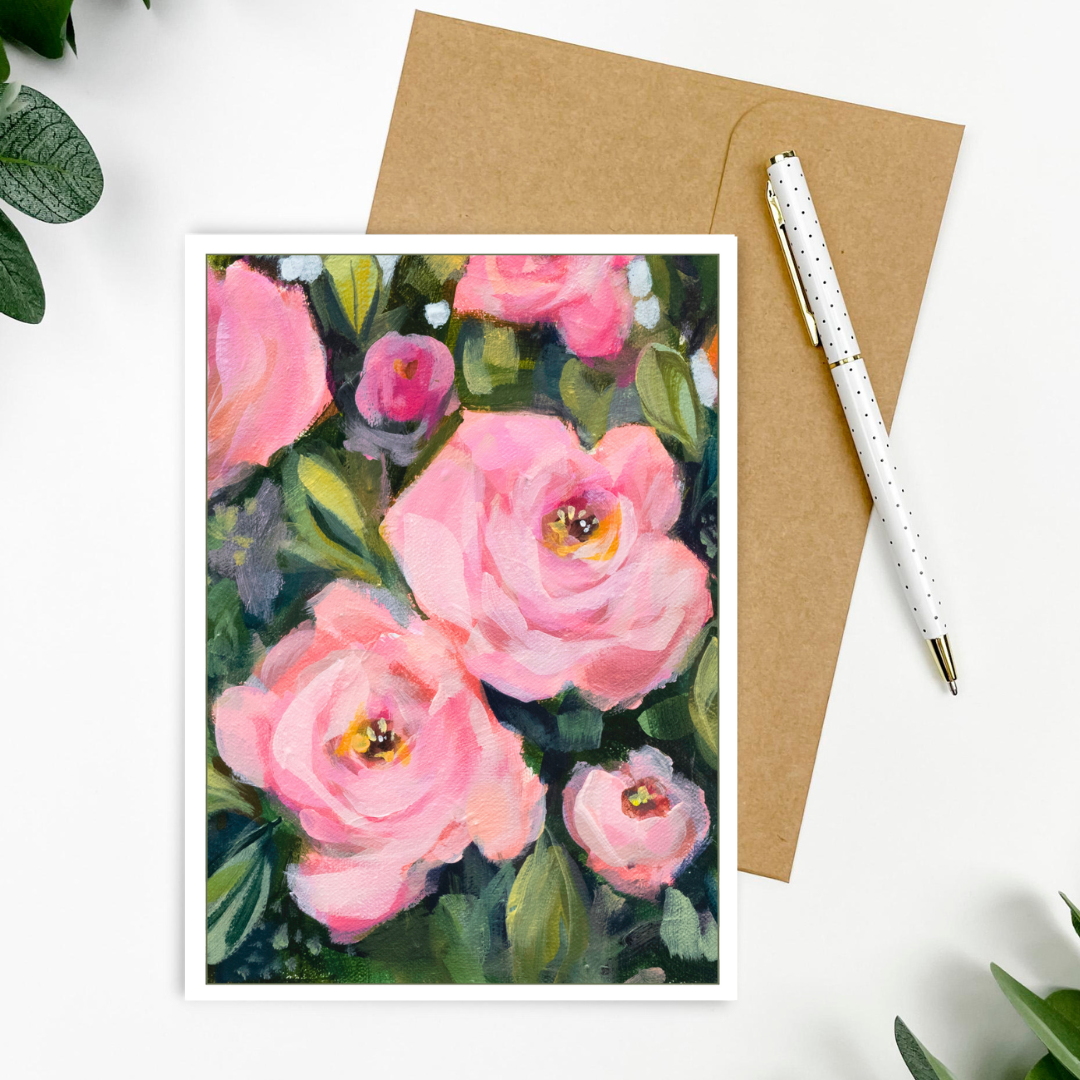 "Whimsical Wishes" Greeting Card 5x7"