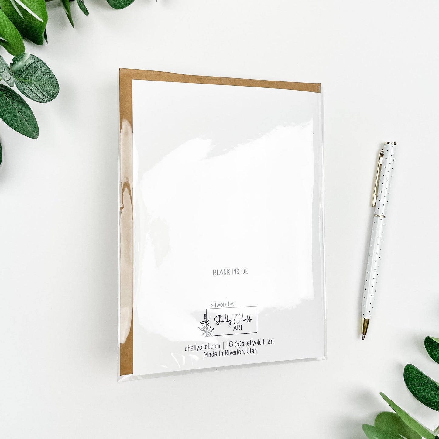 "Minimal Roses" Greeting Card 5x7"