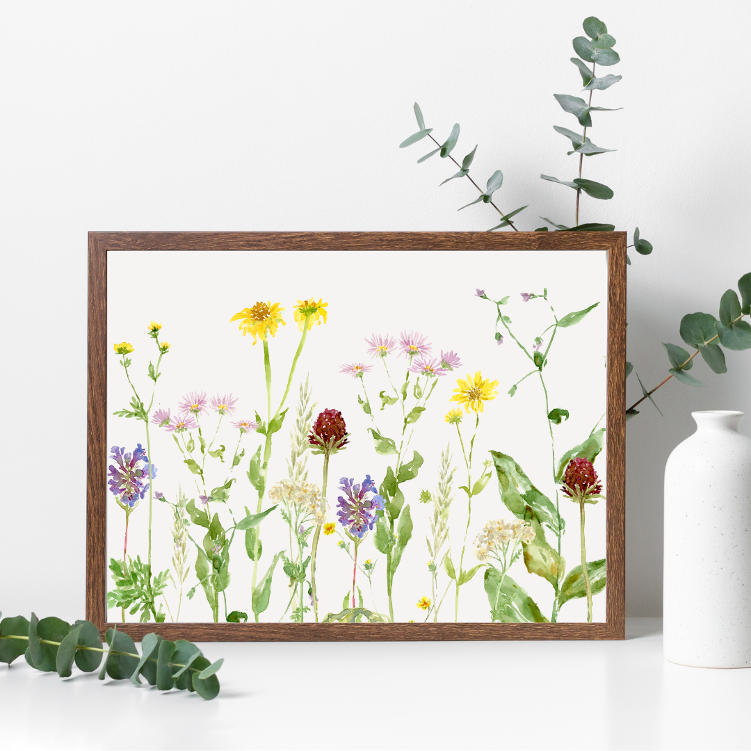"Wildflower Study" Print