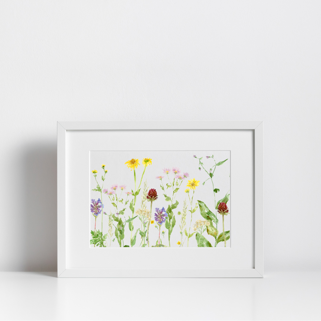 "Wildflower Study" Print