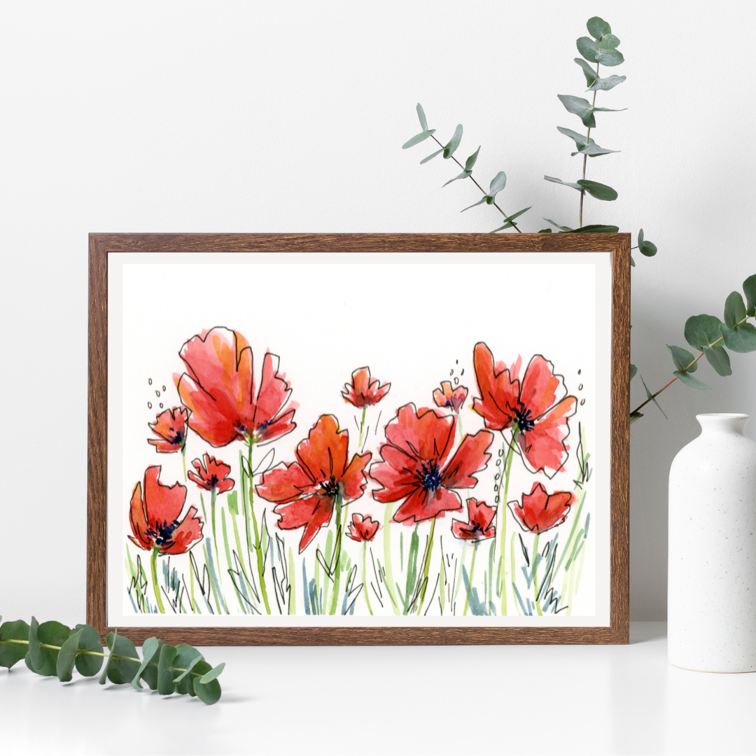 "Poppies" Print