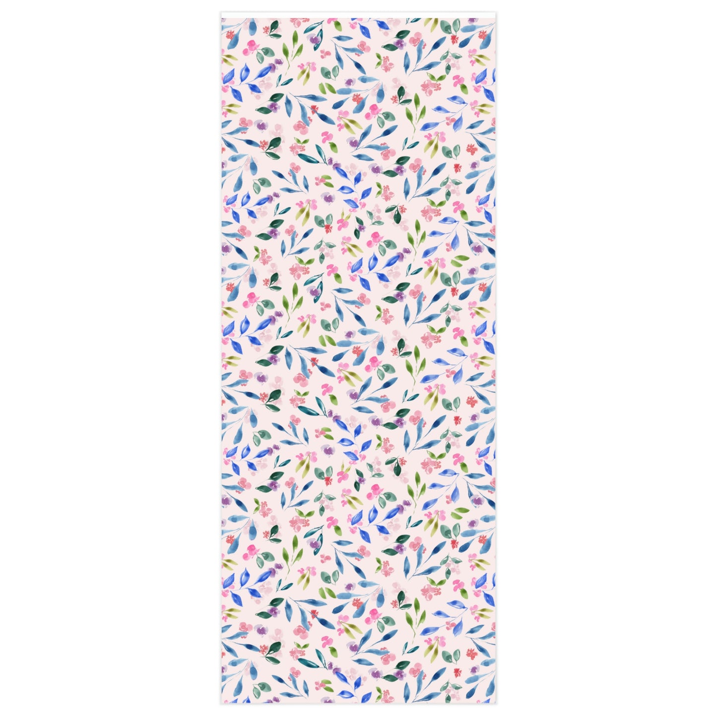 Loose Floral Wrapping Paper Light Pink