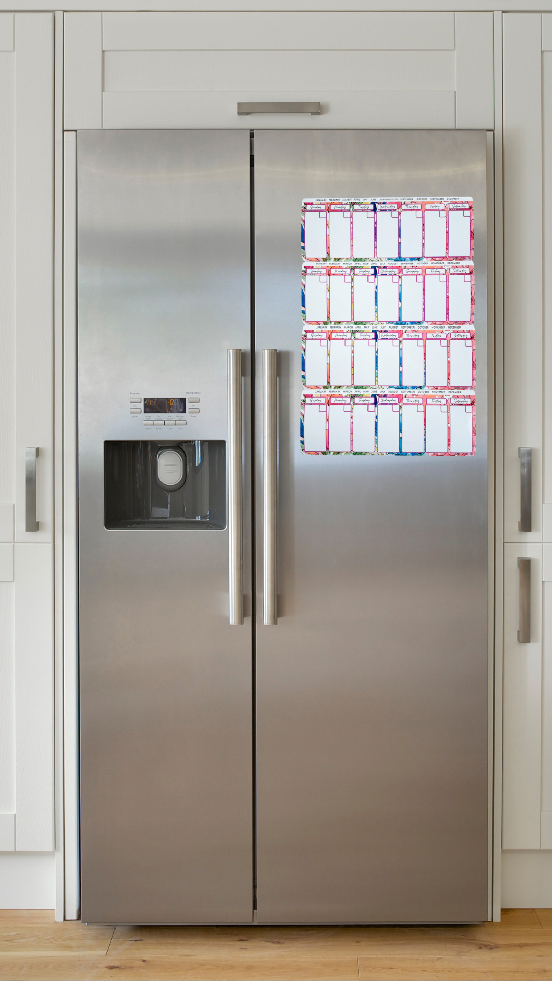 Rotating Weekly Dry Erase Rotating Calendar