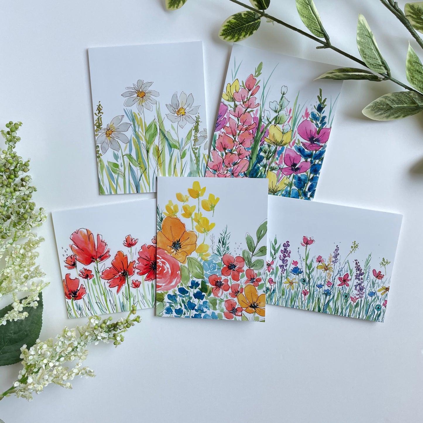 "Wildflowers" Notecard Set