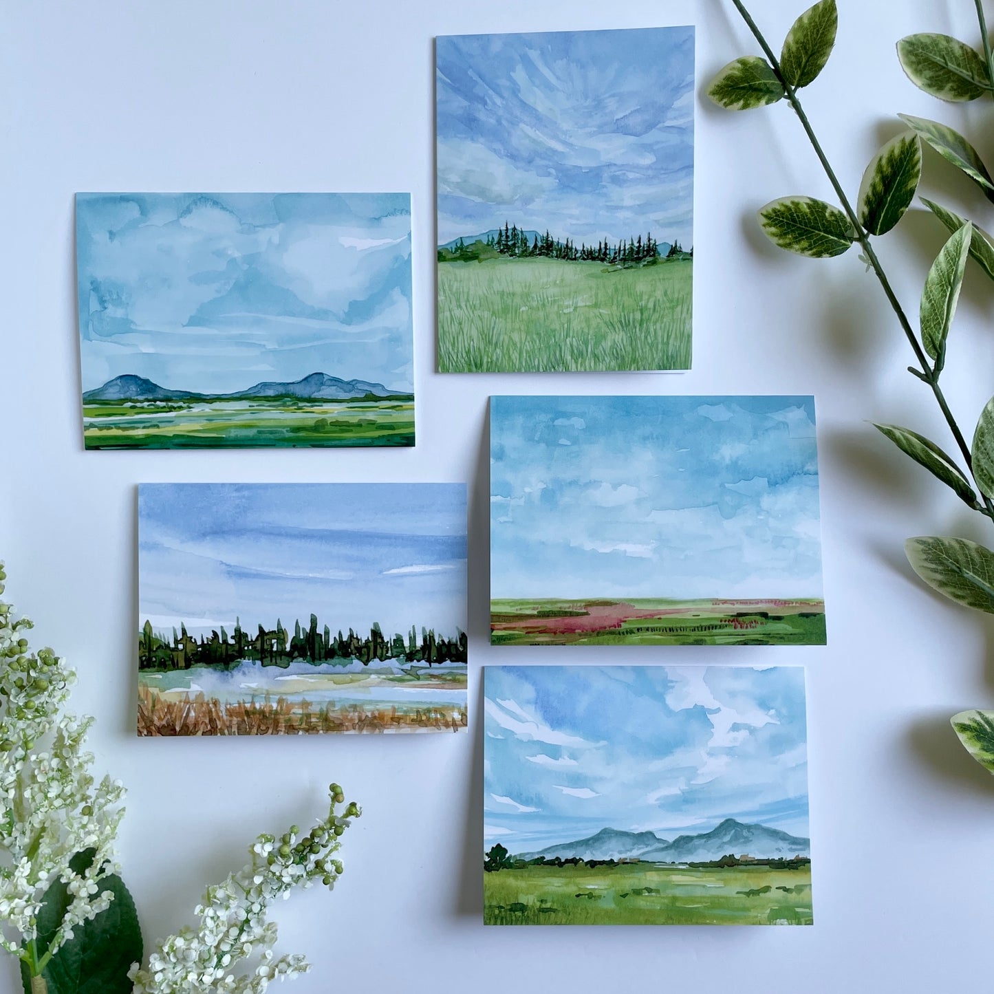 "Landscapes" Notecard Set
