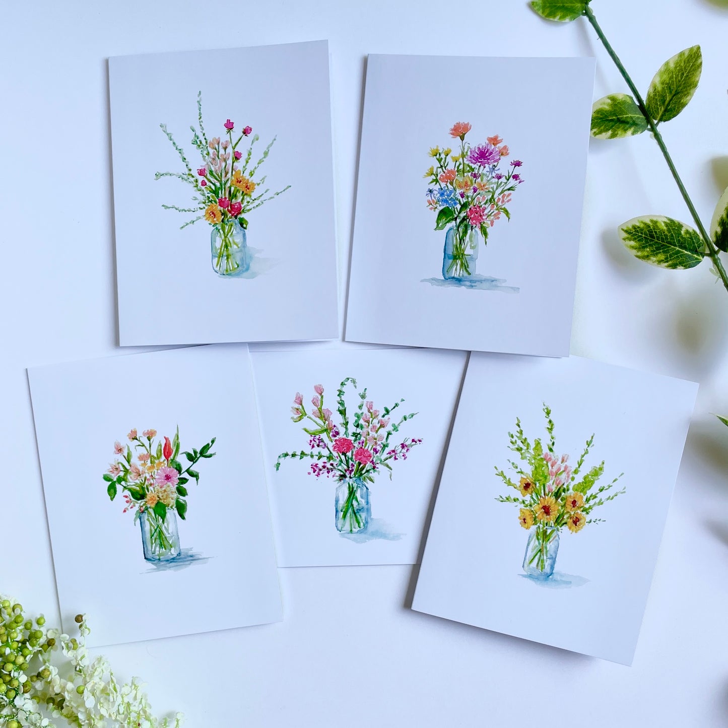 "Mason Jar Mini" Notecard Set