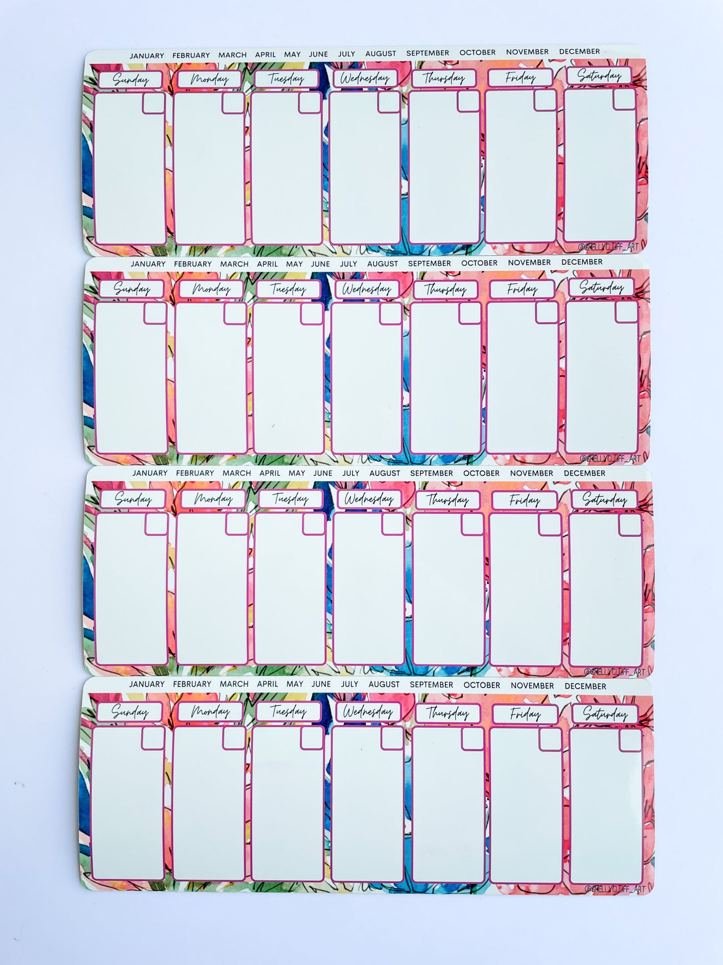 Rotating Weekly Dry Erase Rotating Calendar