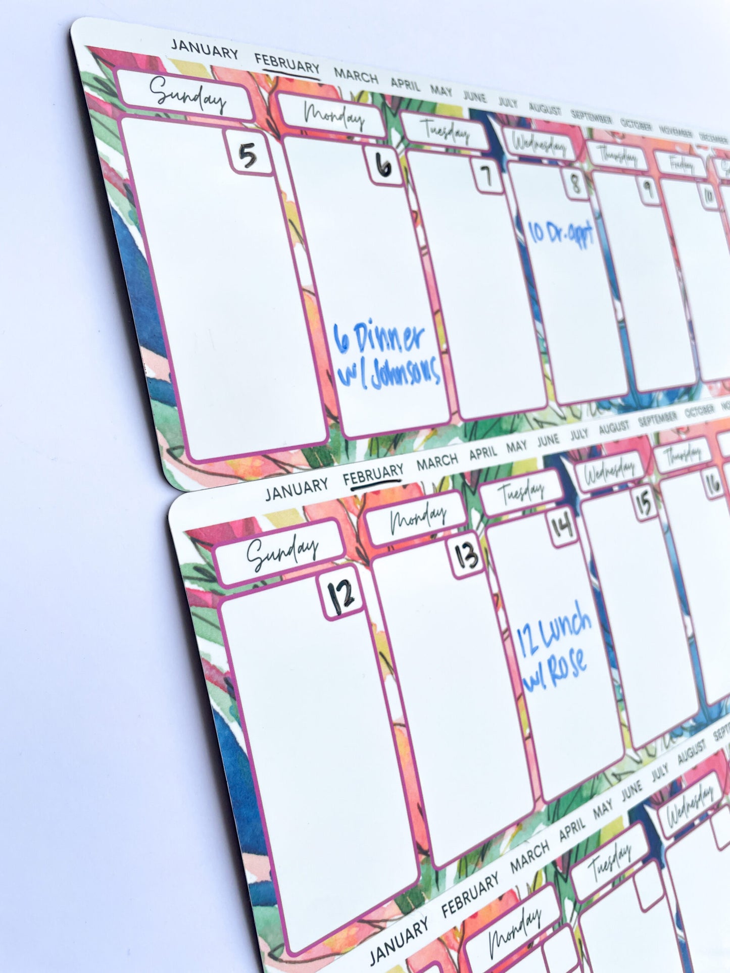 Rotating Weekly Dry Erase Rotating Calendar