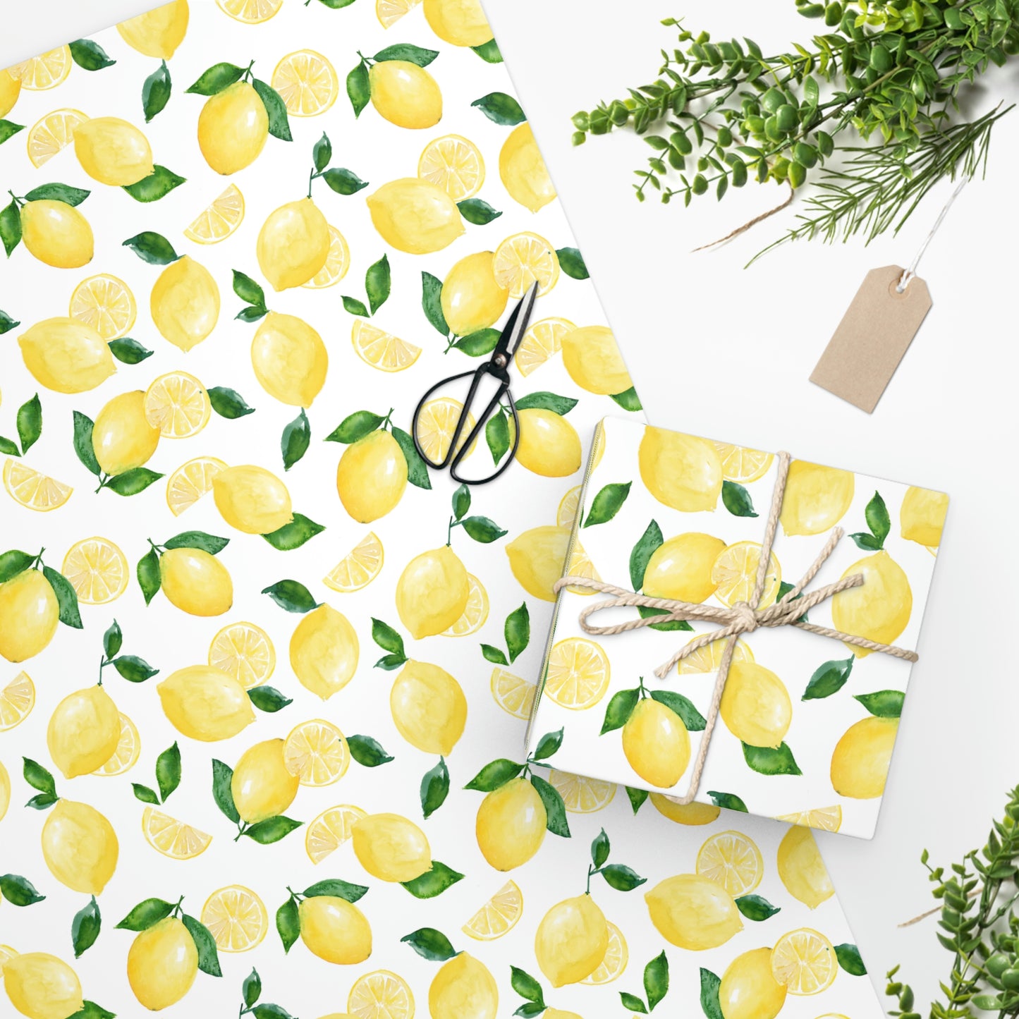 Lemon Wrapping Paper