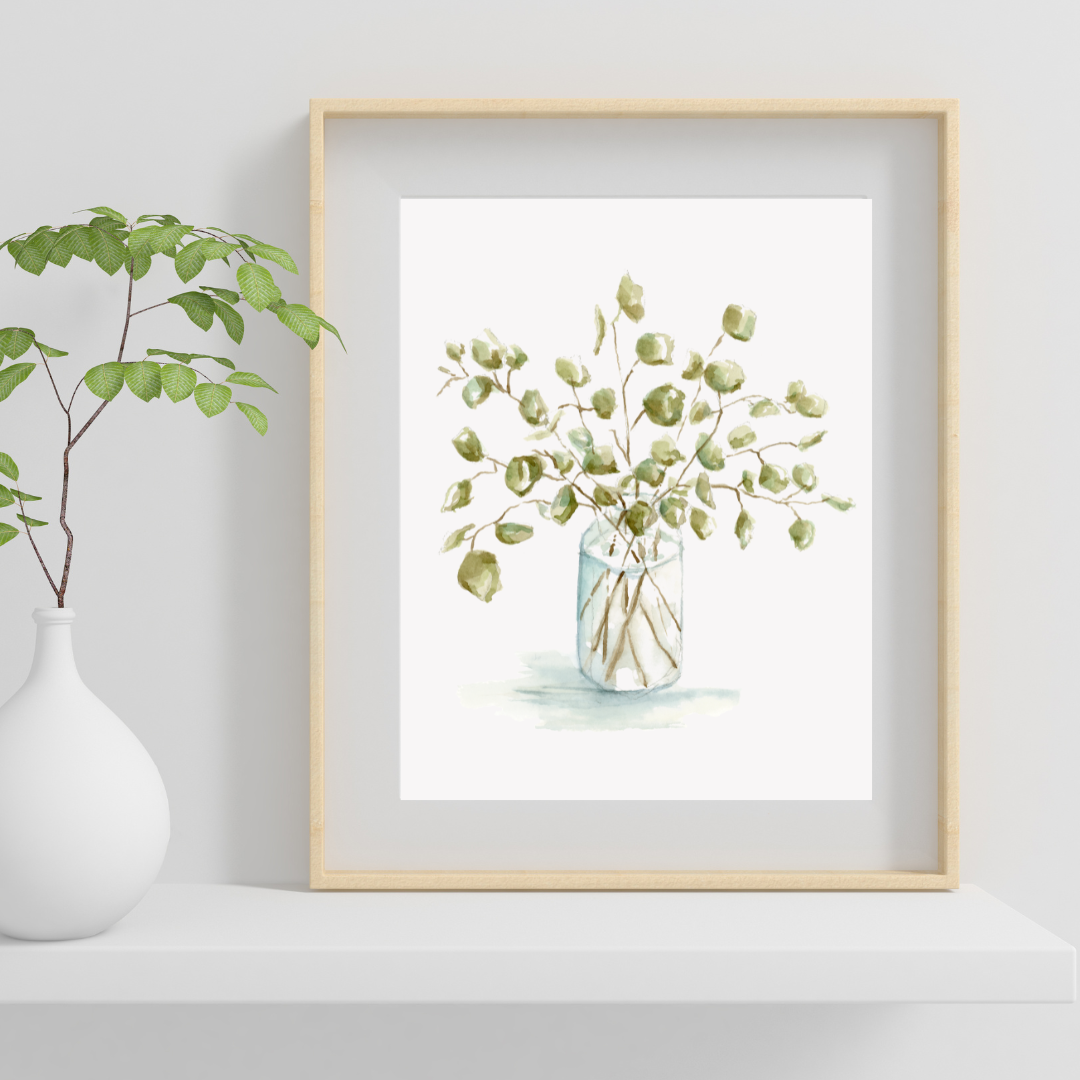 "Eucalyptus Simplicity" Print