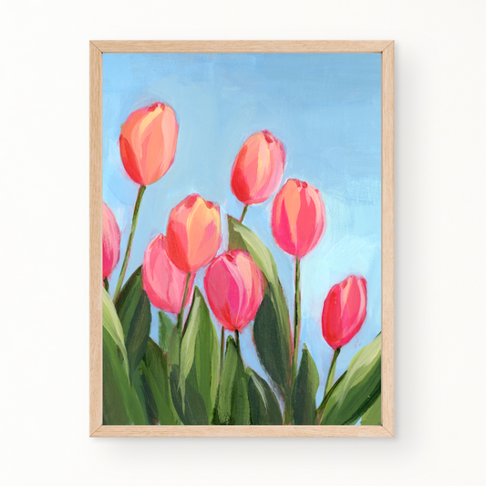 "Tulip Days" Floral Fine Art Print