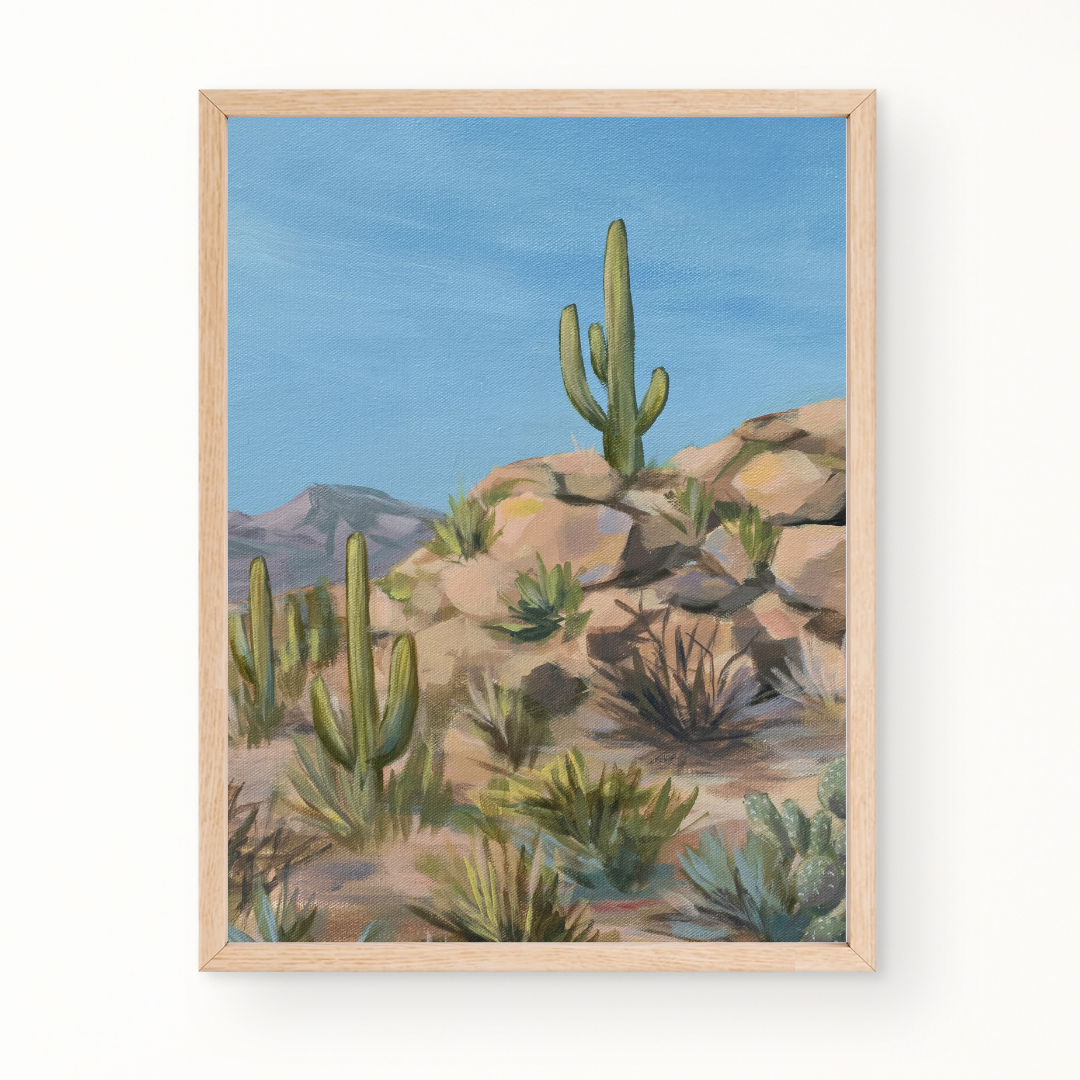 "Desert Retreat" Landscape Fine Art Print