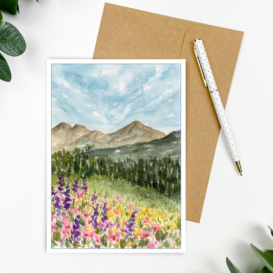 "Albion Wildflowers" Greeting Card 5x7"