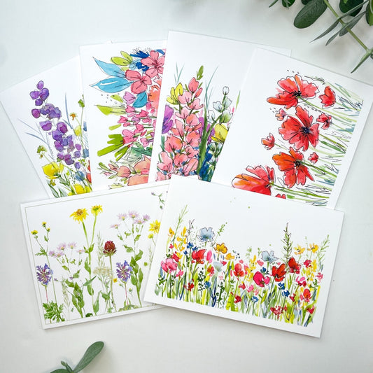 The Wildflower Collection 5x7" Greeting Cards