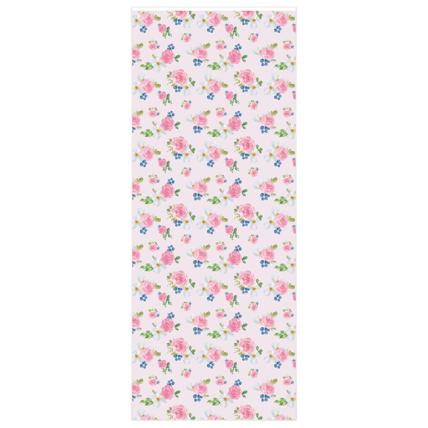 Vintage Pink Floral Wrapping Paper