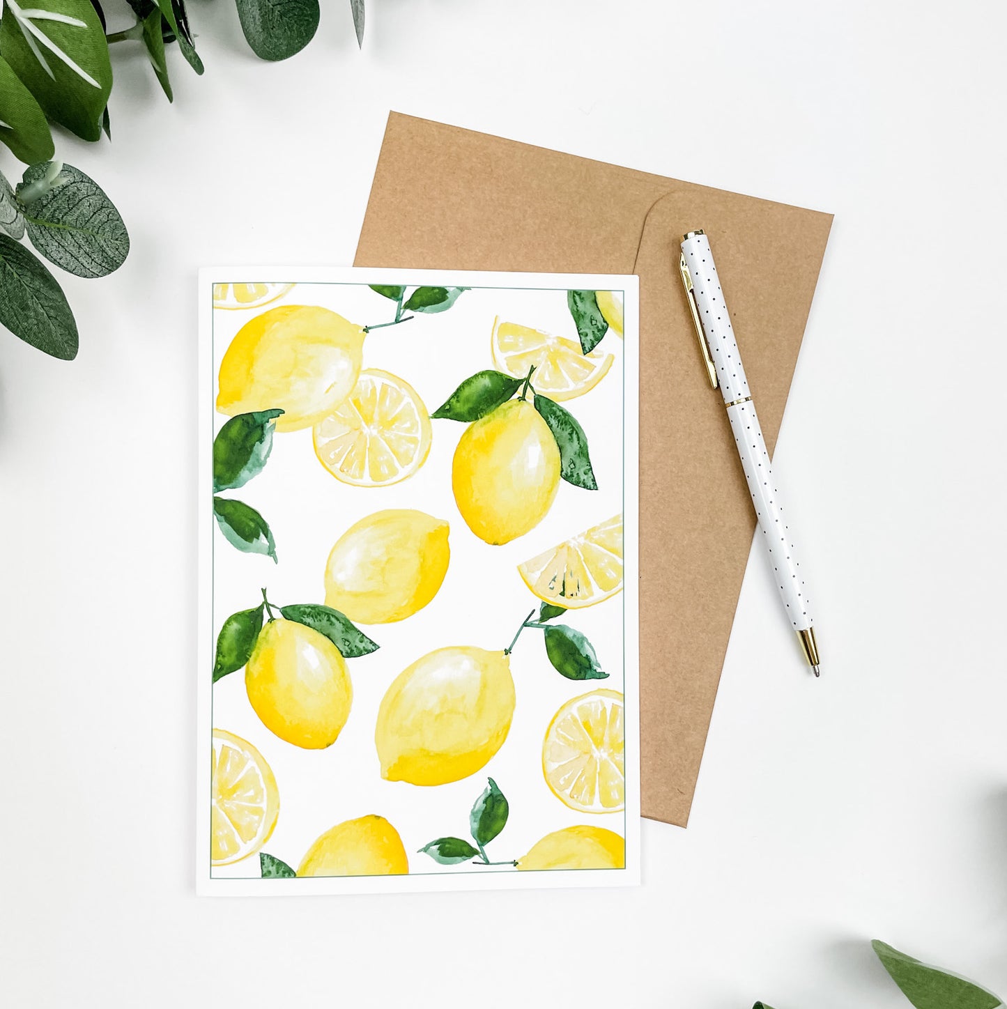 "Lemons" Greeting Card 5x7"
