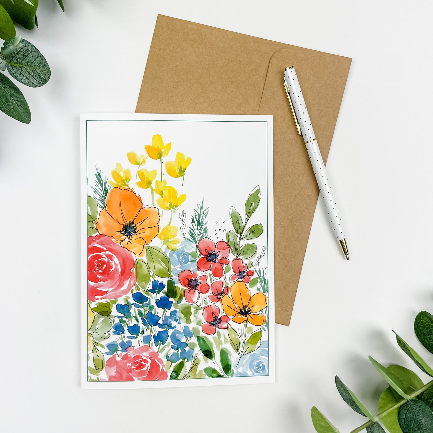 The Bright and Cheerful Collection 5x7" Greeting Cards