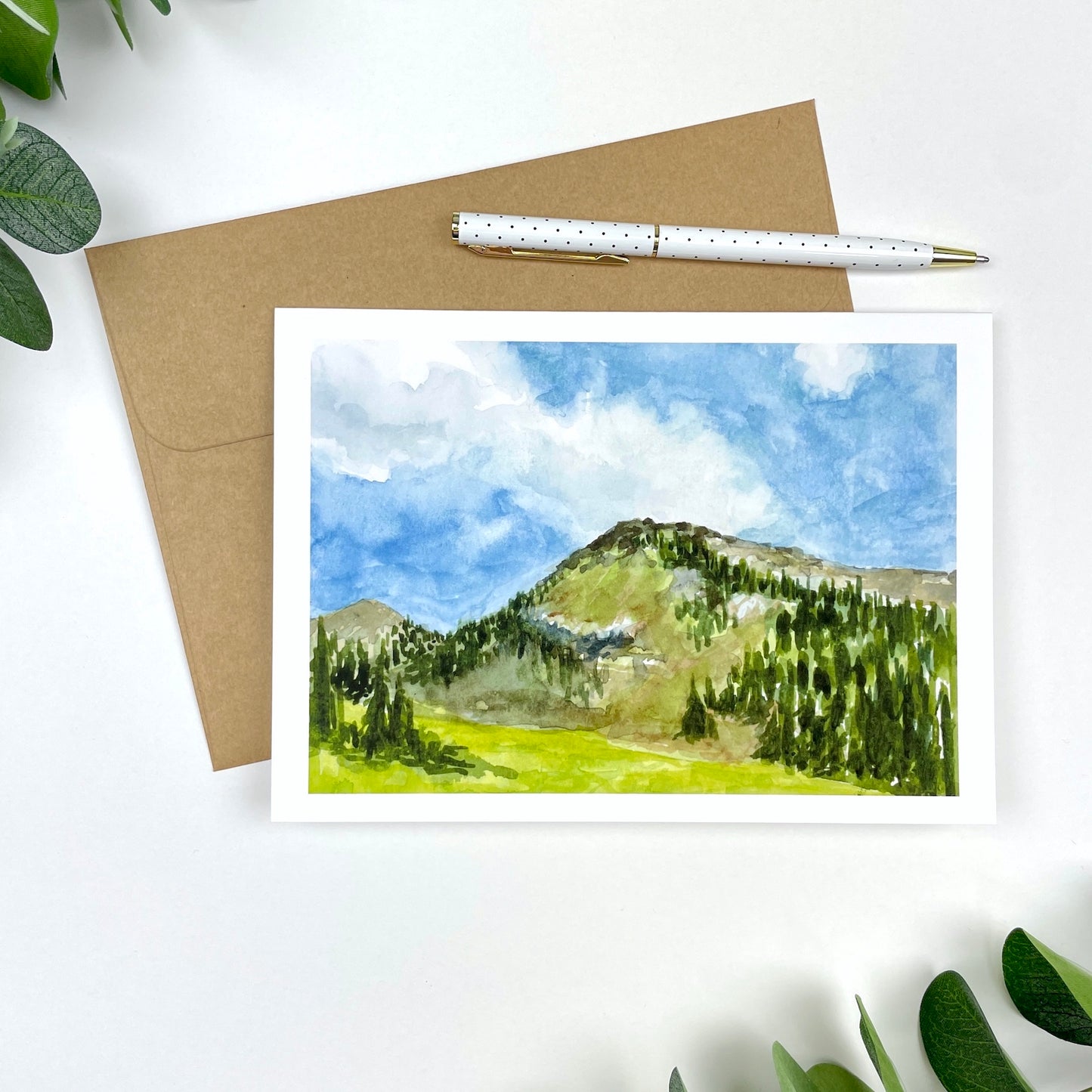 "Utah Mountains" Greeting Card 5x7"