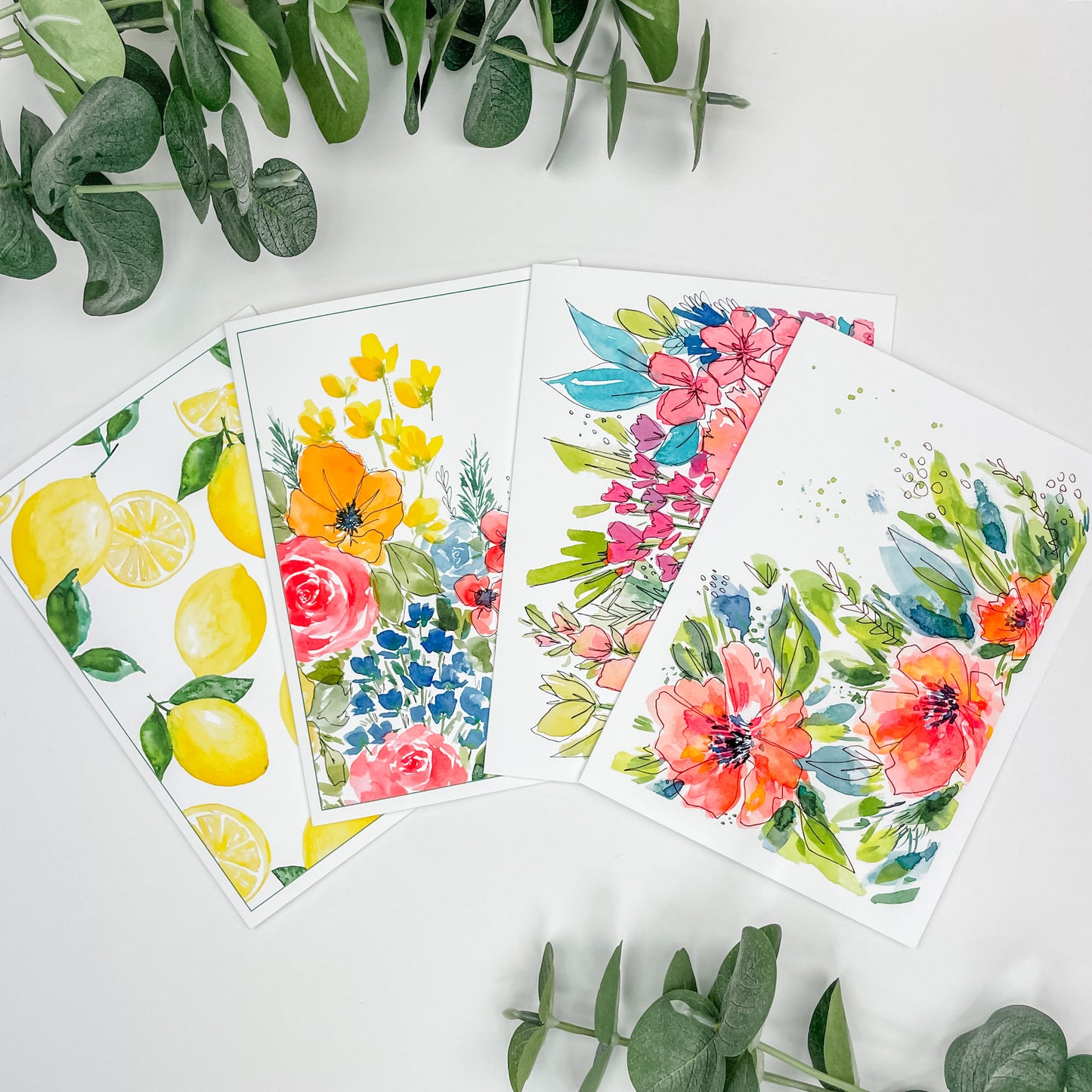 The Bright and Cheerful Collection 5x7" Greeting Cards