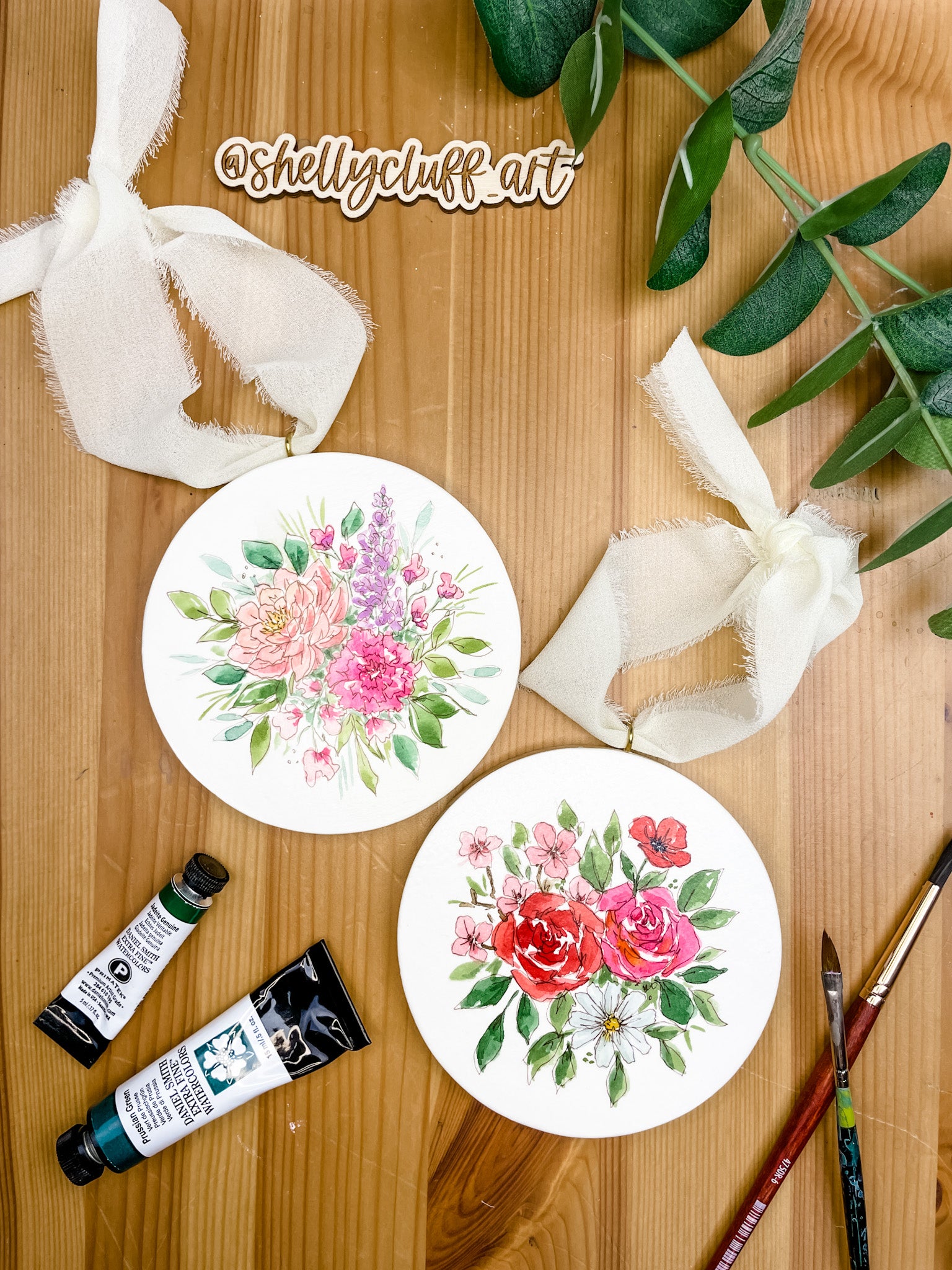 Custom Birth Flower Print – Shelly Cluff Art