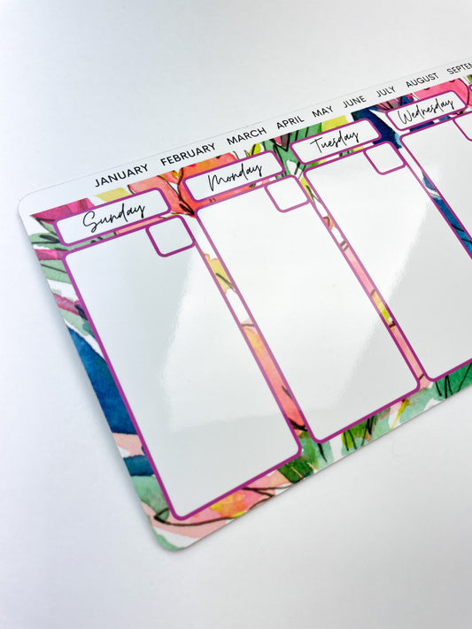 Rotating Weekly Dry Erase Rotating Calendar